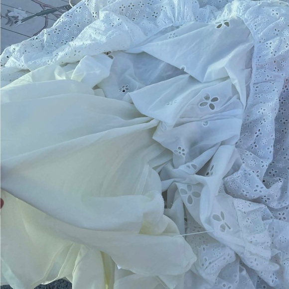 Lacemade Chic White Eyelet Midi Dress - Picture 11 of 14